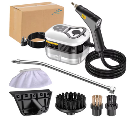 UltraJet™ 2500W Парочистач – почистване на плочки, тапицерия, прозорци и автомобили