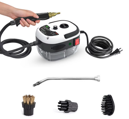 UltraJet™ 2500W Парочистач – почистване на плочки, тапицерия, прозорци и автомобили